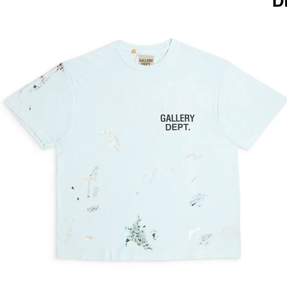 NWT - Gallery Dept. SOUVENIR TEE PAINTED - Baby Blue - Size XL